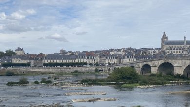 vestiges du pont à Blois