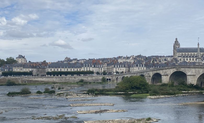 vestiges du pont à Blois