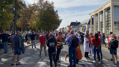 intersyndicale Blois 13 octobre 2023