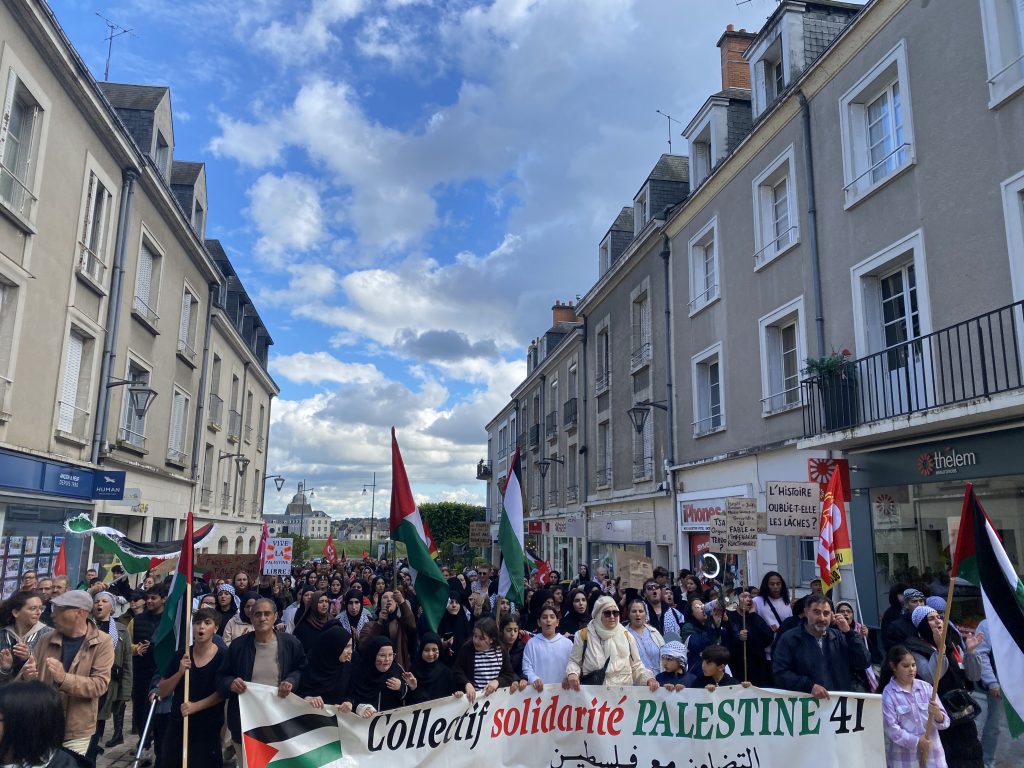 manif Gaza Blois