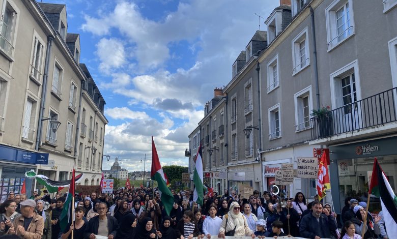 manif Gaza Blois