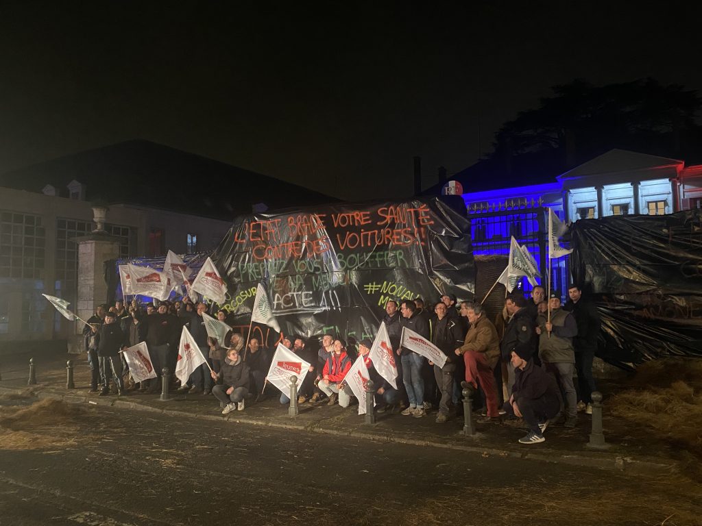 agriculteurs en colère à Blois