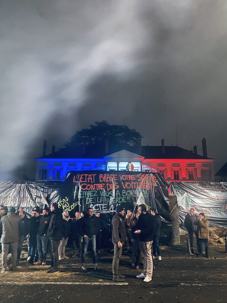 agriculteurs en colère à Blois