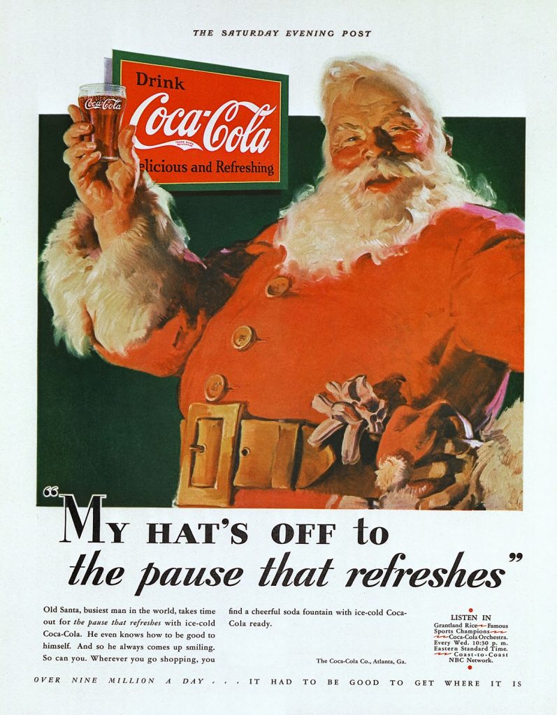 Santa coca-cola
