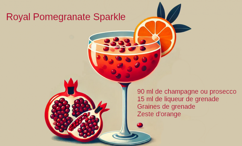 cocktail Royal Pomegranate Sparkle