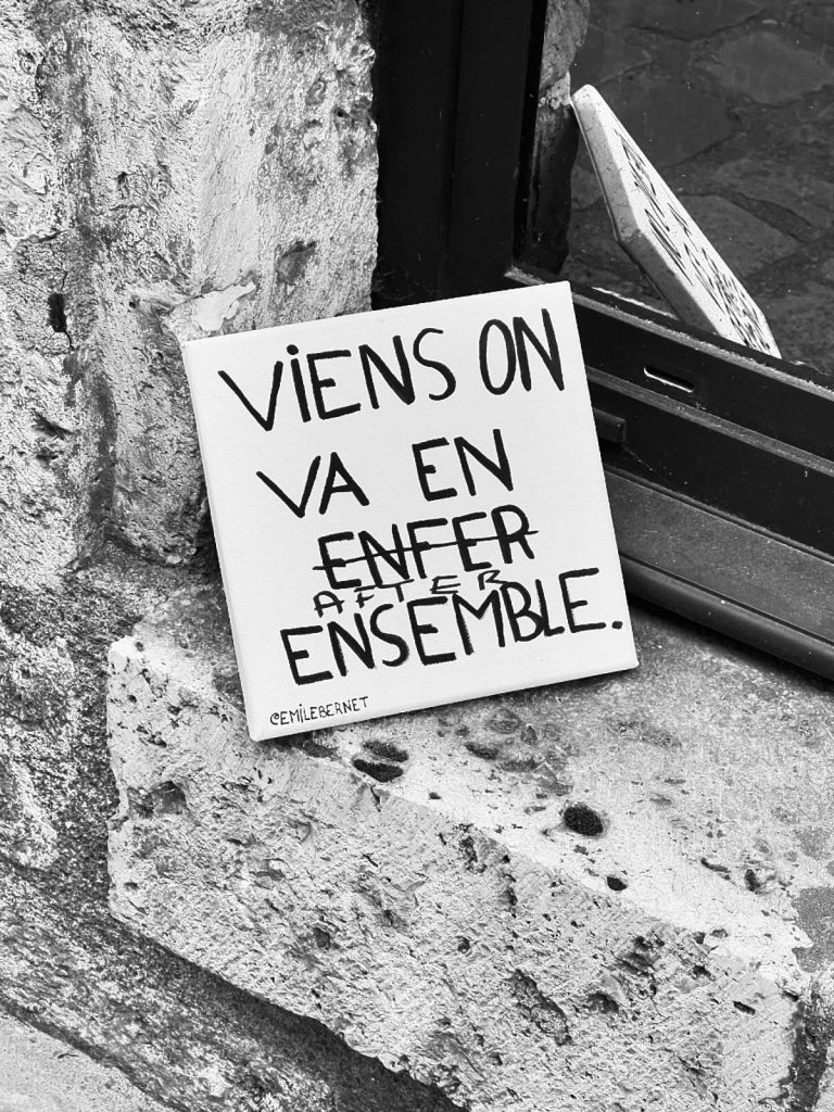 street art Blois Emile Bernet