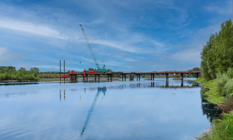 Passerelle sur la Loire