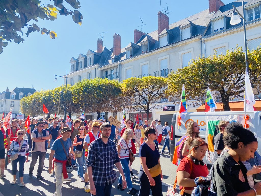manif à Blois