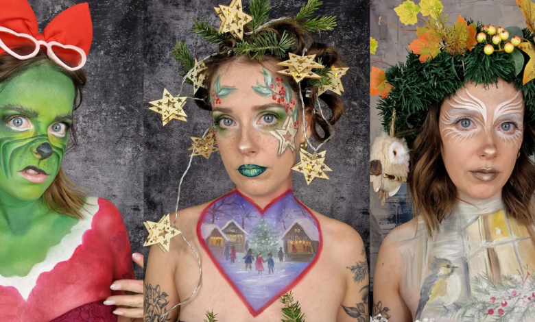 morgane body painting