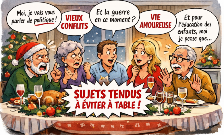 sujets à éviter à table