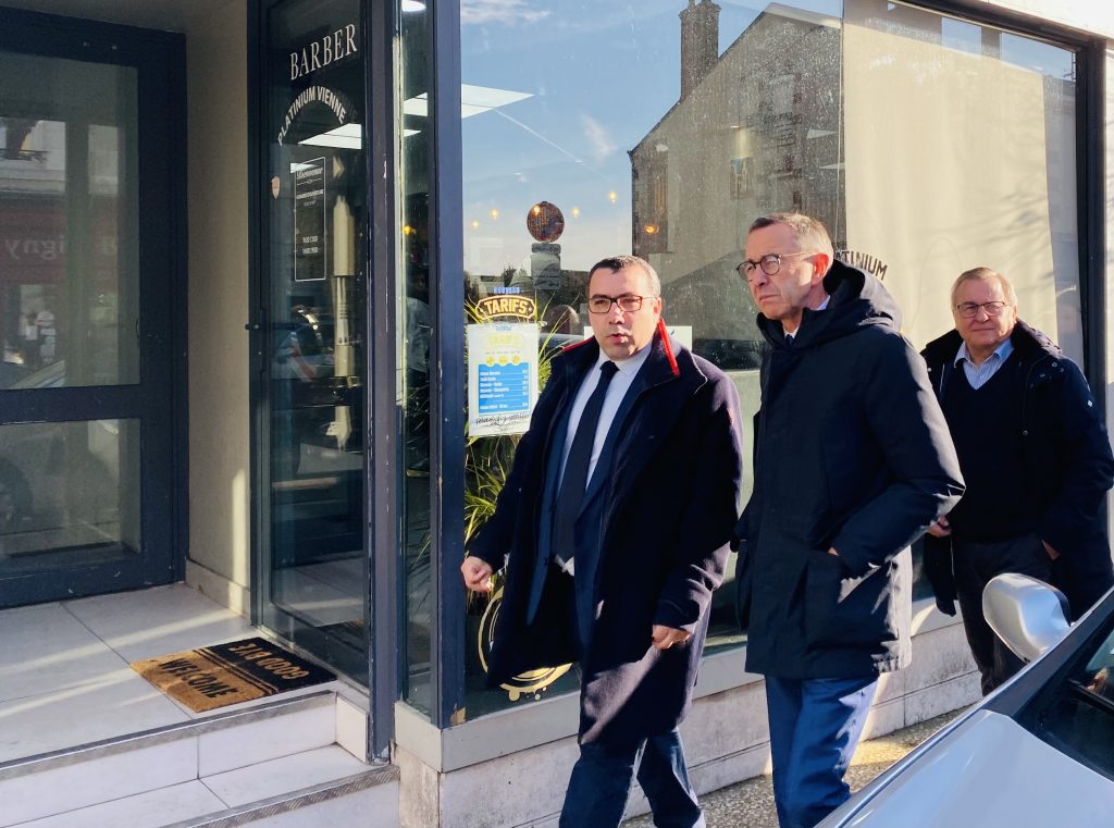 Malik Benakcha et Bruno Retailleau