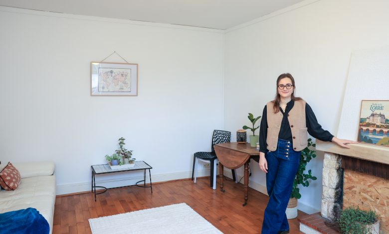 Ilona, interne à La Chaussée-Saint-Victor, qui occupe un logement proposé par la Ville et le Département © CD41 N. Derré