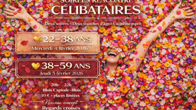 Soirée rencontre célibataires pétales colorés