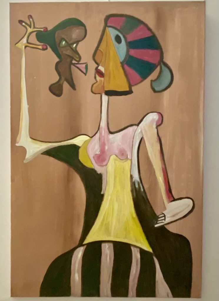 Toile de Françoise Icart exposée Galerie Dominique