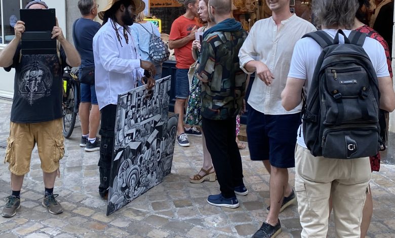 Rencontre d'artistes à Blois