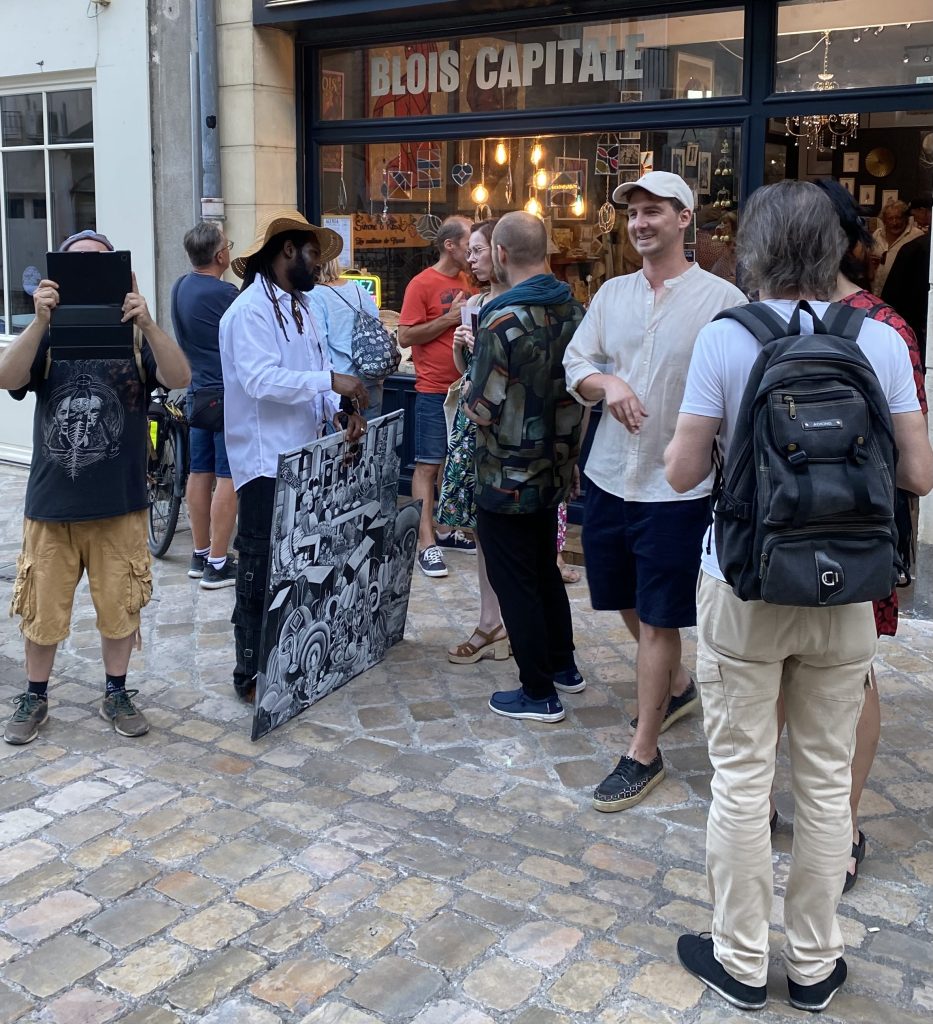 Rencontre d'artistes à Blois