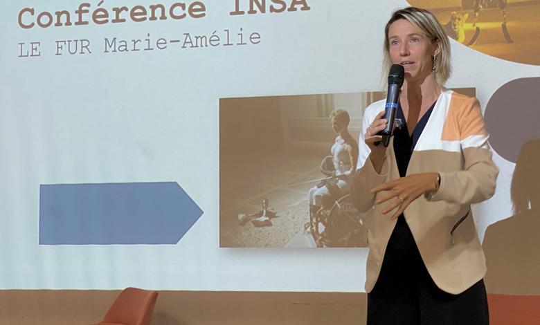 Marie-Amélie Le Fur à l'INSA