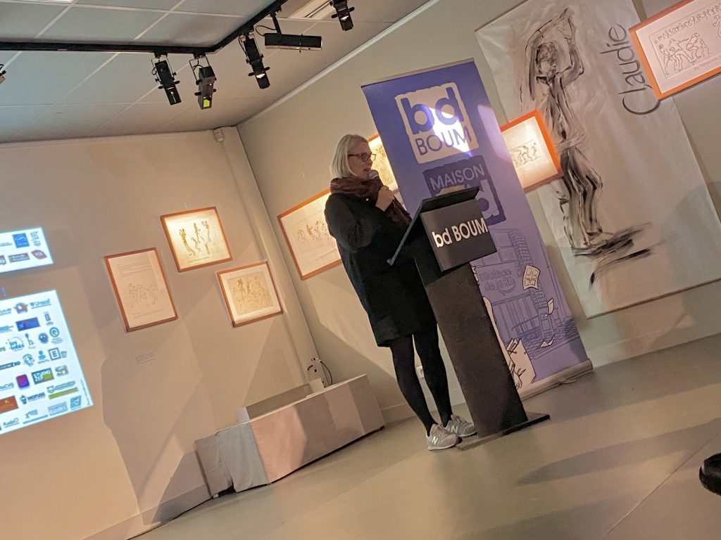 Fabienne Quinet à la Maison de la BD